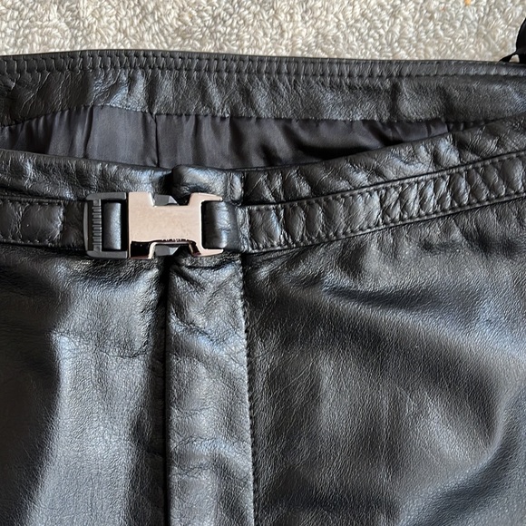 Vintage woman's Leather Pants Ralph Lauren Black Size 10 - Picture 5 of 9